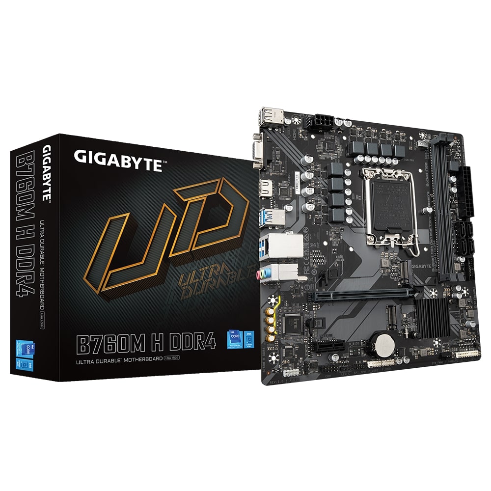 Материнська плата GIGABYTE B760M H DDR4 (B760M_H_DDR4)