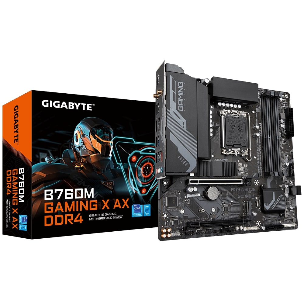 Материнська плата GIGABYTE B760M GAMING X AX s1700 (B760M_GAMING_X_AX)