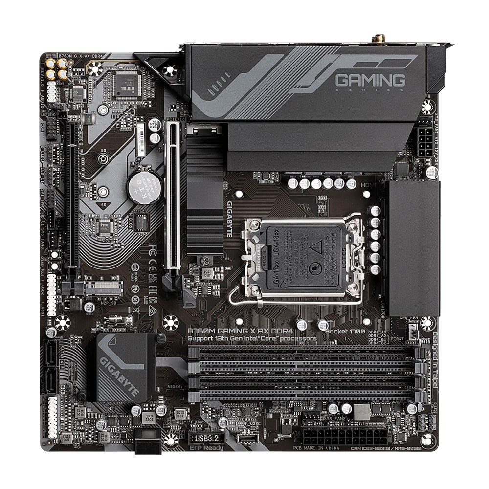 Материнська плата GIGABYTE B760M GAMING X AX s1700 (B760M_GAMING_X_AX)