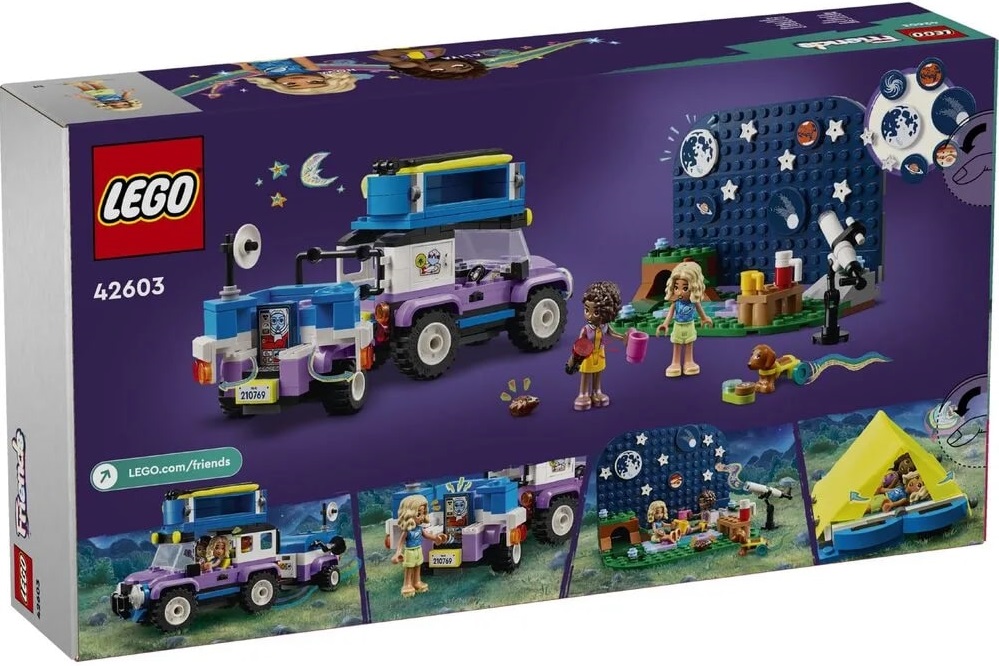 LEGO Friends Кемпинговый автомобиль для наблюдения за звездами 42603