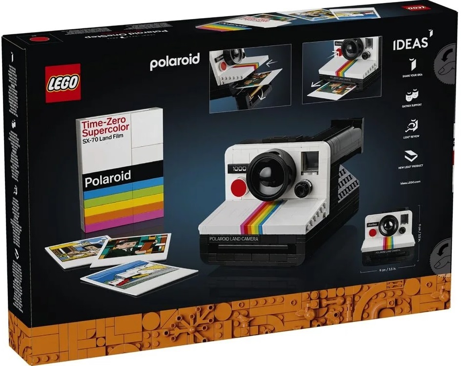 LEGO Ideas Фотоапарат Polaroid OneStep SX-70 516 деталей (21345)