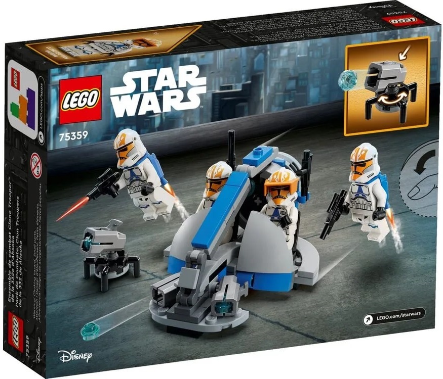 LEGO 75359 Star Wars Бойовий набір солдатів-клонів 332 полиця Асокі