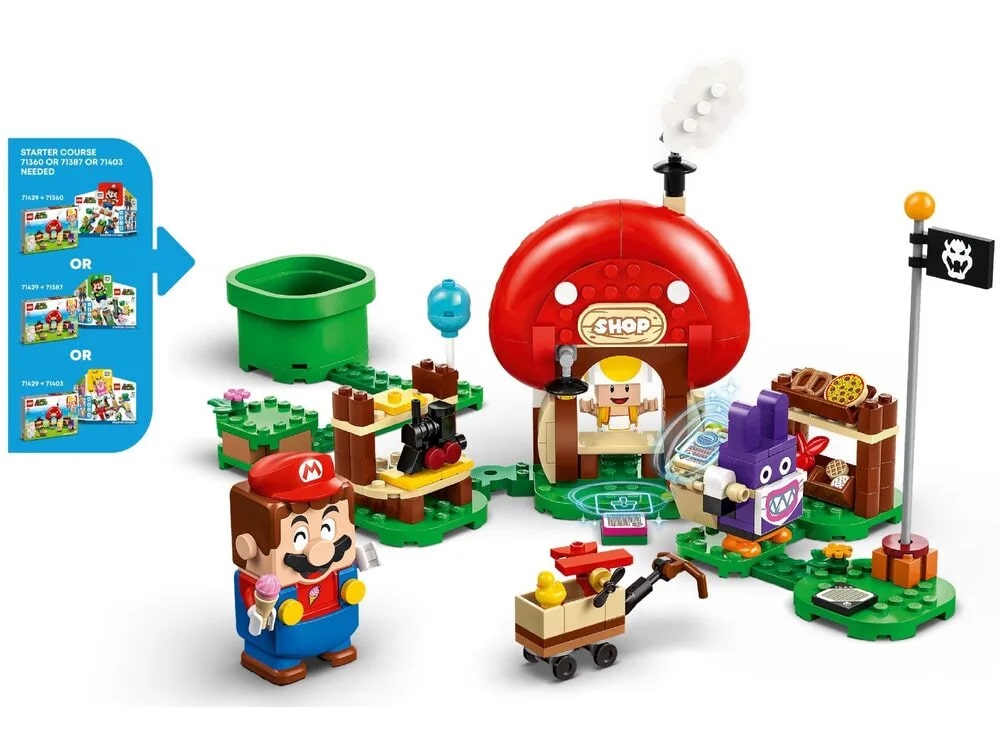 Конструктор LEGO Super Mario Nabbit в магазине Toad. Дополнительный набор 71429