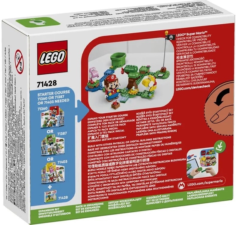 LEGO Super Mario Чудовий ліс Yoshi. Додатковий набір 71428