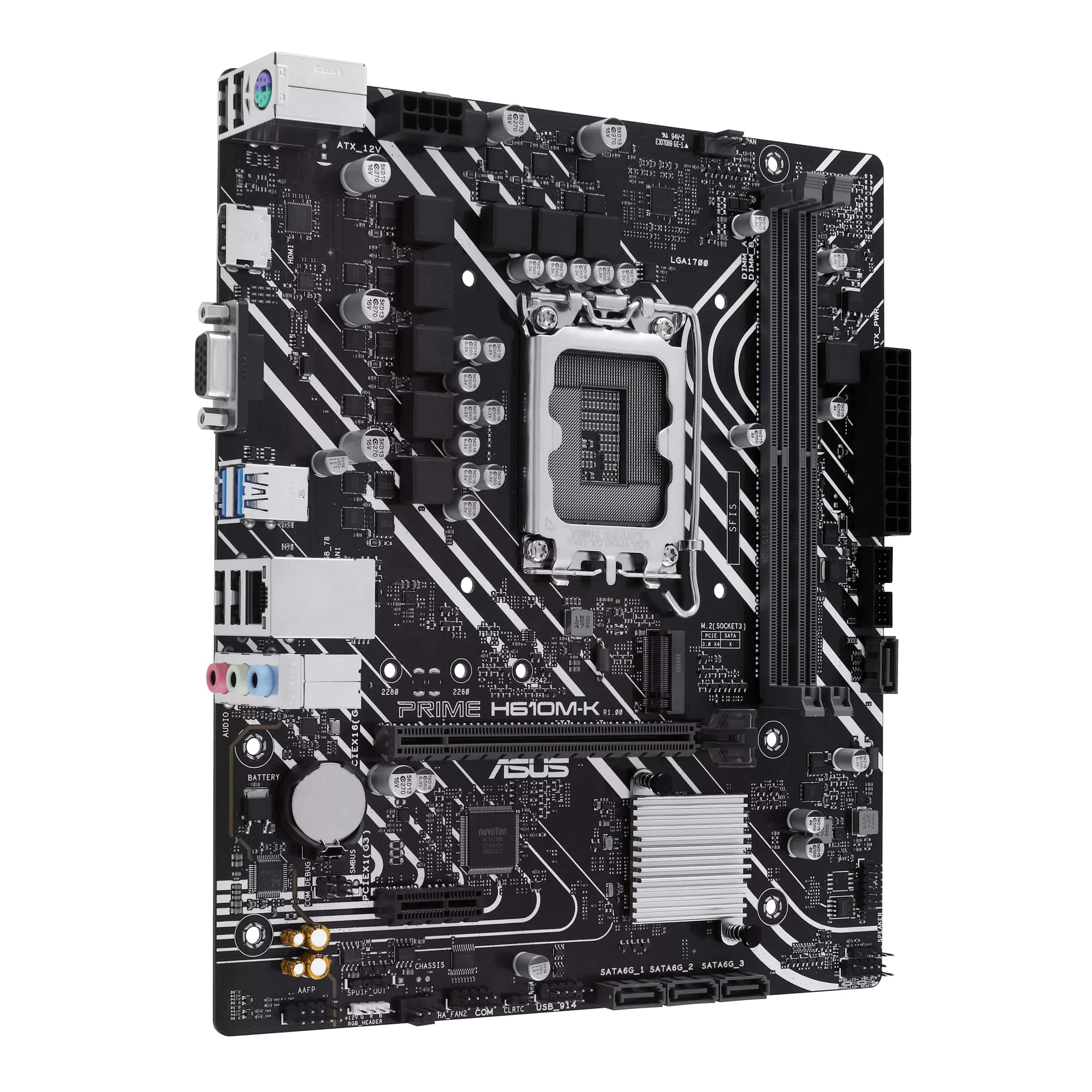 Материнська плата ASUS PRIME H610M-K (90MB1GA0-M0EAY0)