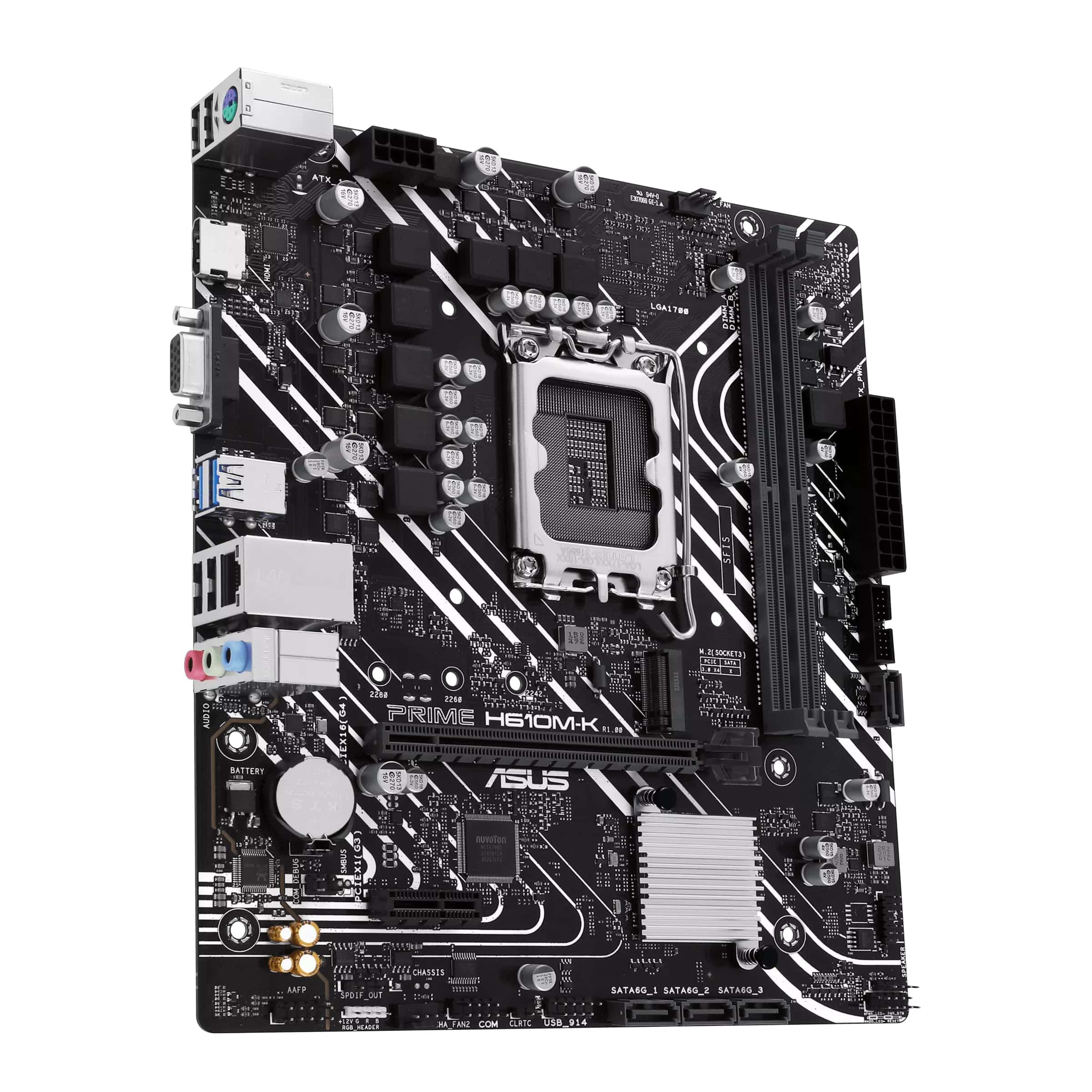 Материнська плата ASUS PRIME H610M-K (90MB1GA0-M0EAY0)