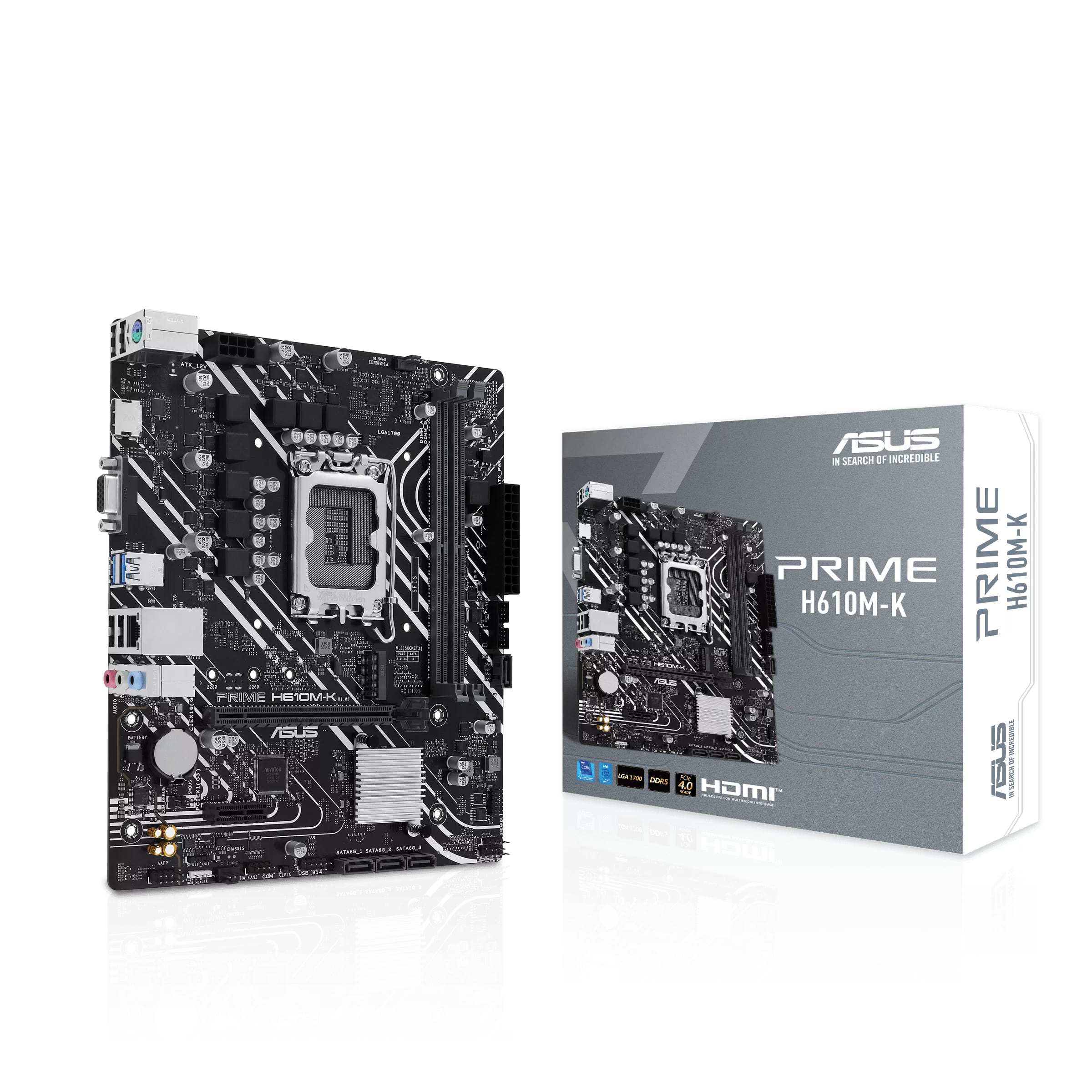 Материнська плата ASUS PRIME H610M-K (90MB1GA0-M0EAY0)