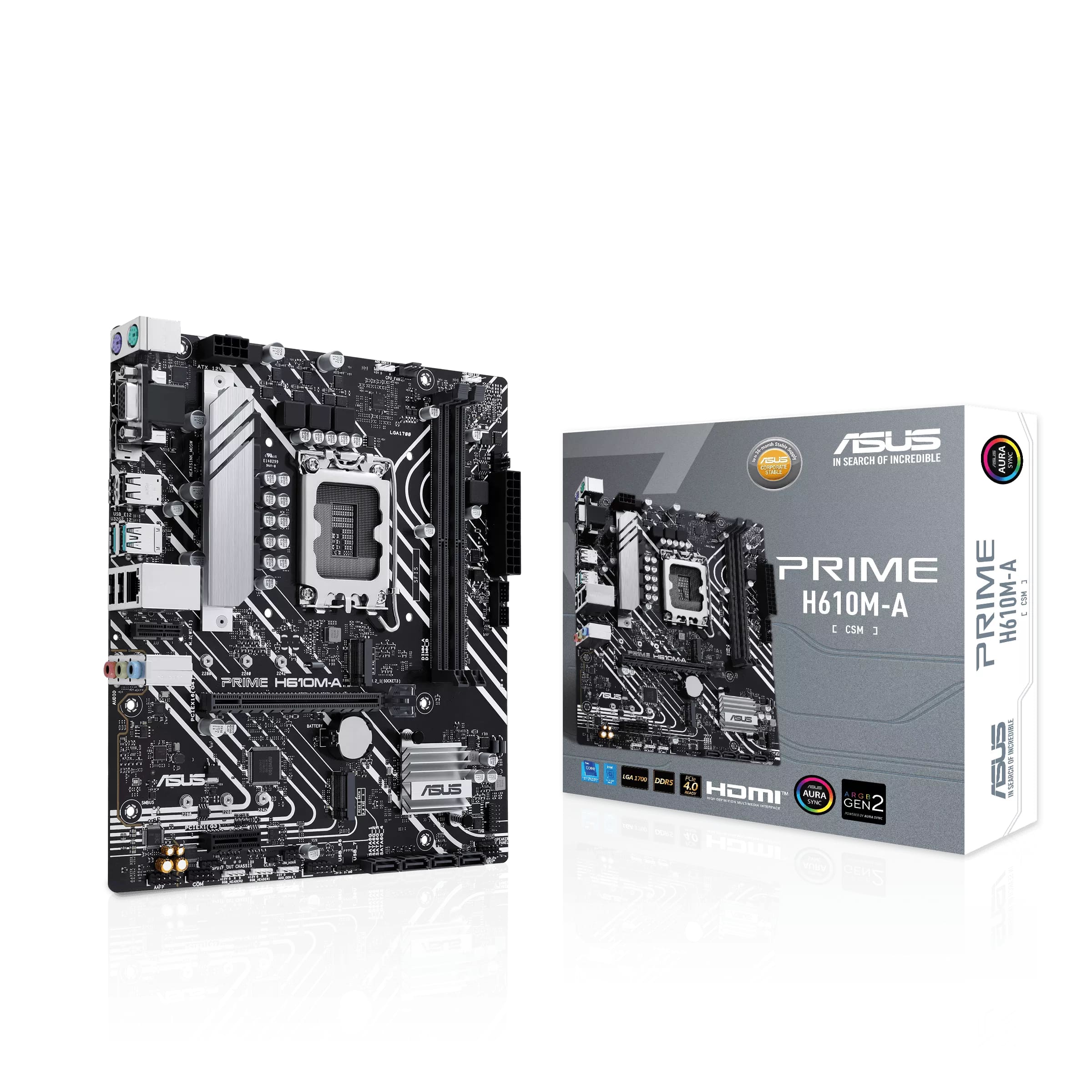 Материнська плата ASUS PRIME H610M-A-CSM s1700 (90MB1G20-M0EAYC)