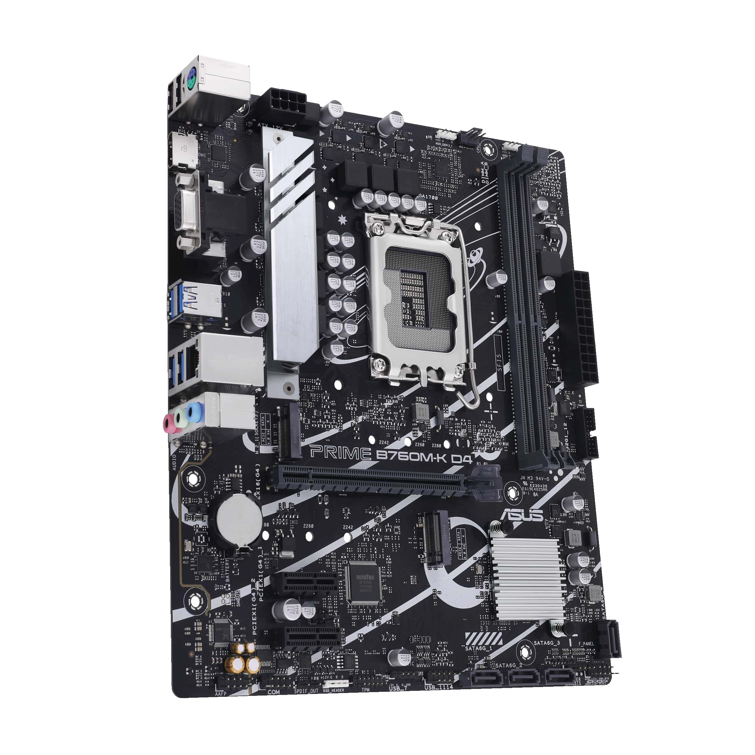 Материнська плата ASUS PRIME B760M-K D4 s1700 (90MB1DS0-M1EAY0)