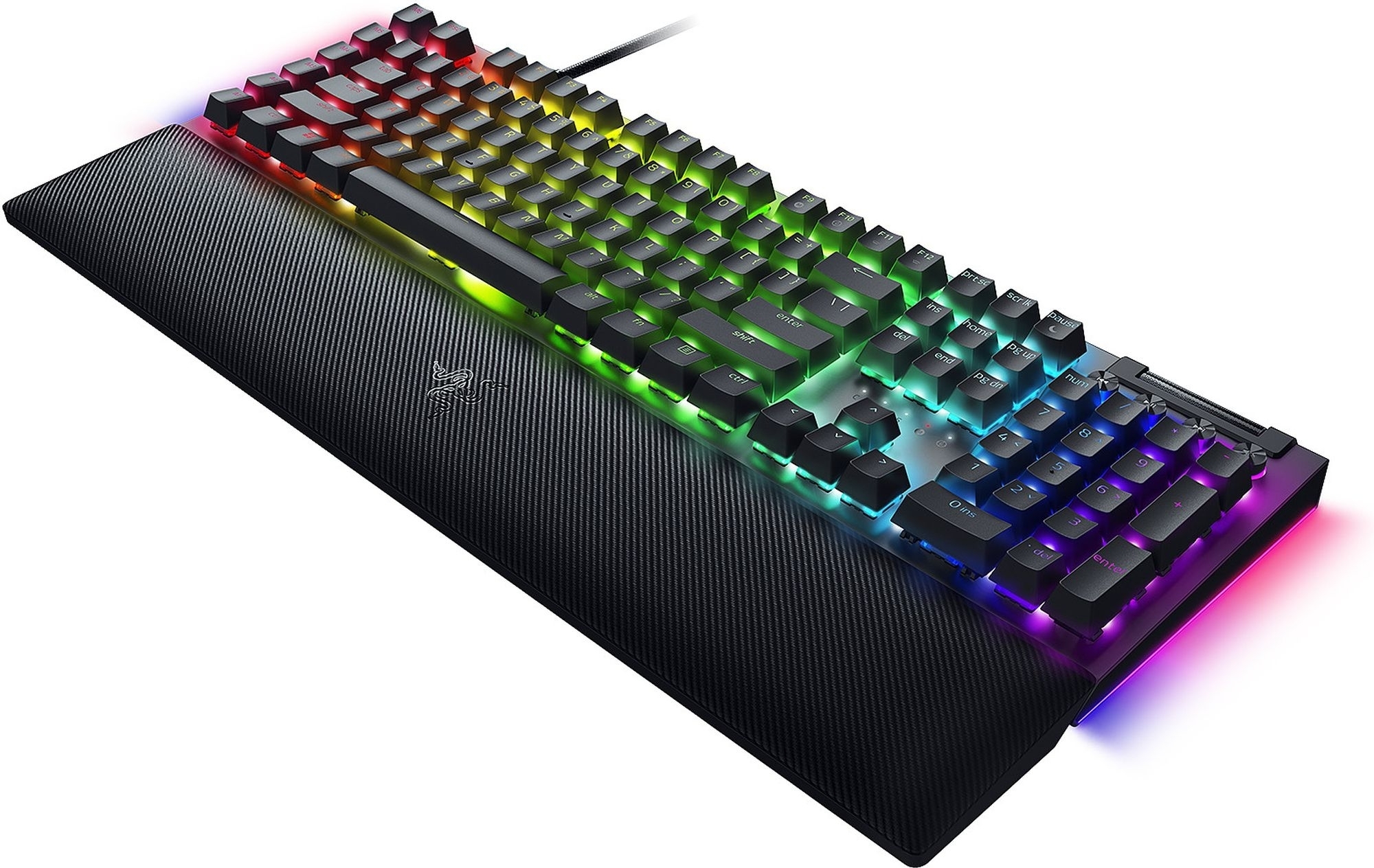 Ігрова клавіатура Razer BlackWidow V4, 114key, Yellow Switch, USB-A, EN/RU, RGB, Black (RZ03-04692500-R3R1)