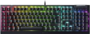 Ігрова клавіатура Razer BlackWidow V4 X, 110key, Yellow Switch, USB-A, EN/RU, RGB, Black (RZ03-04702500-R3R1)