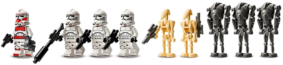 LEGO Star Wars Клони-піхотинці та Бойовий дроїд. Бойовий набір 75372