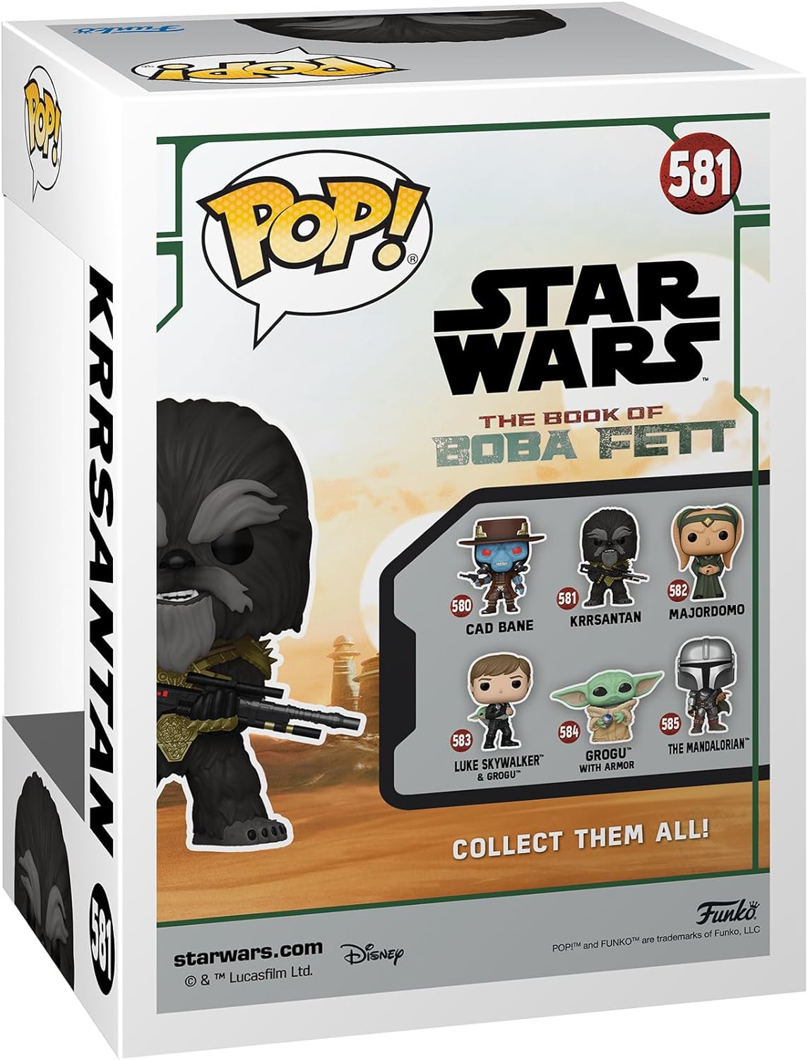 Фігурка Funko POP Star Wars: BoBF- Krrsantan w/BG