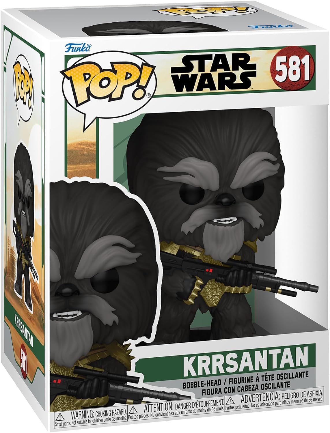 Фігурка Funko POP Star Wars: BoBF- Krrsantan w/BG