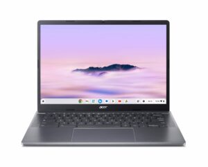 Acer Ноутбук Chromebook Plus CB514-3HT 14" WUXGA IPS Touch, AMD R3-7320C, 8GB, F512GB, UMA, ChromeOS, сірий