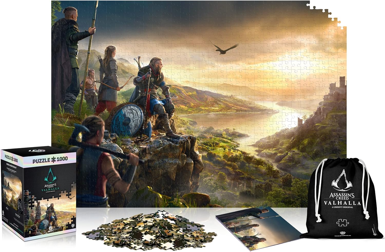 Пазл Assassins Creed Valhalla: Vista of England puzzles 1000 ел.