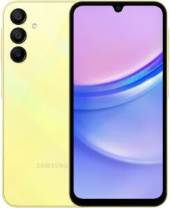 Смартфон Samsung Galaxy A15 LTE 4/128GB Yellow (SM-A155FZYDEUC)