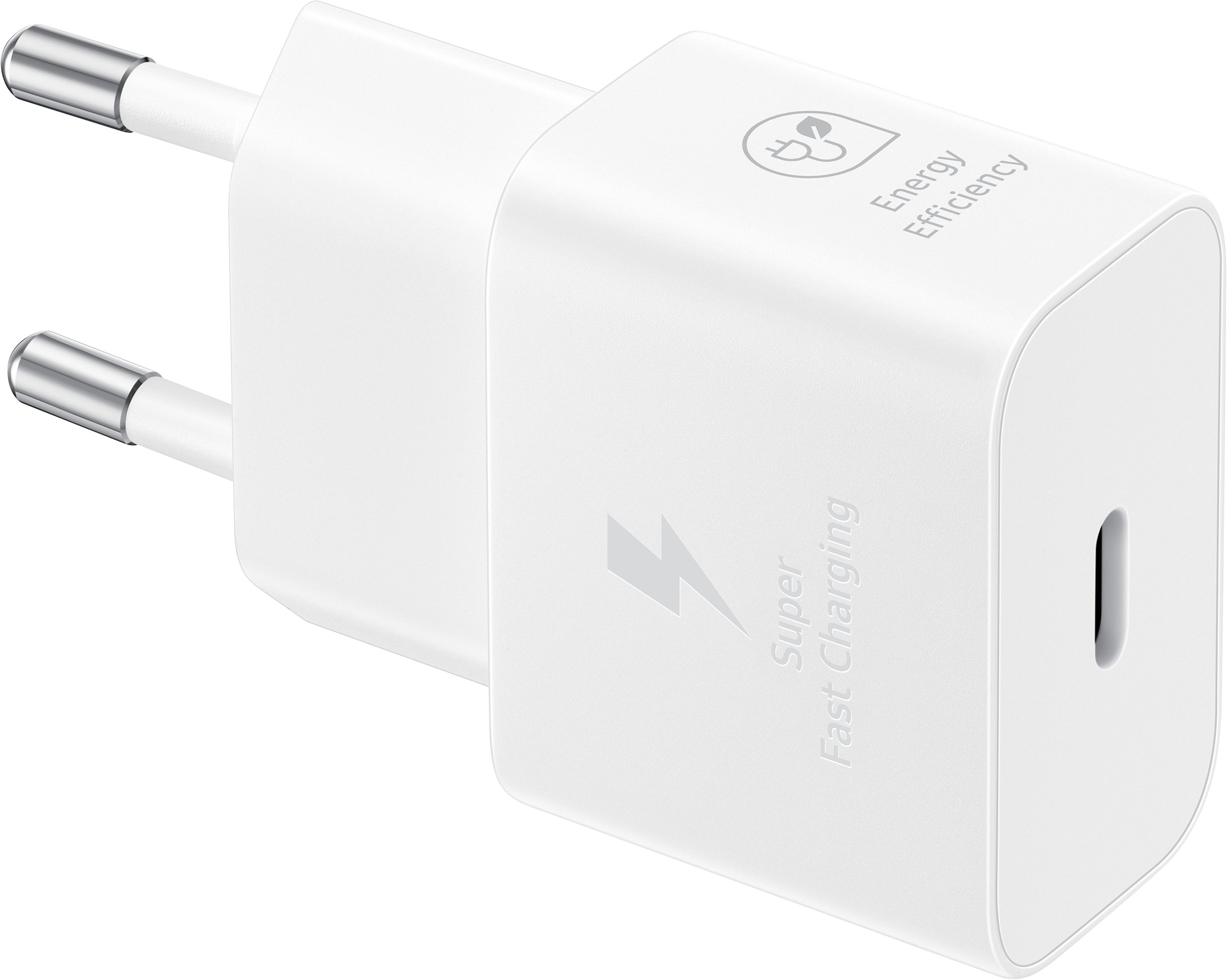 Зарядний пристрій мережевий Samsung 25Вт USB-С, кабель USB-C > USB-C, 1м, білий