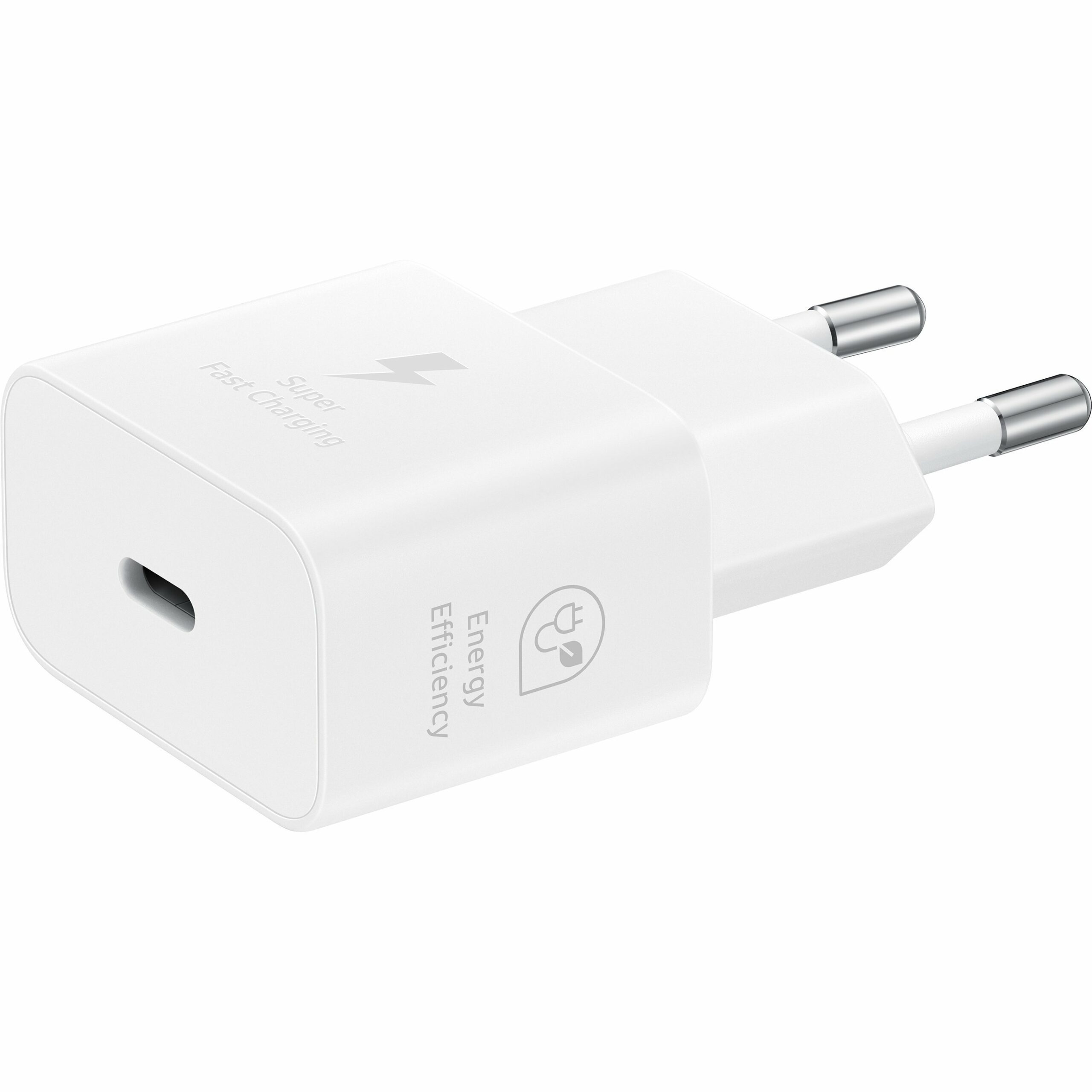 Зарядний пристрій мережевий Samsung 25Вт USB-С, кабель USB-C > USB-C, 1м, білий