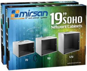 Шафа MIRSAN SOHO 19" 9U 535x300 (MR.SOH09U30DE.01)