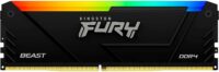 Память ПК Kingston DDR4 16GB 3200 FURY Beast RGB