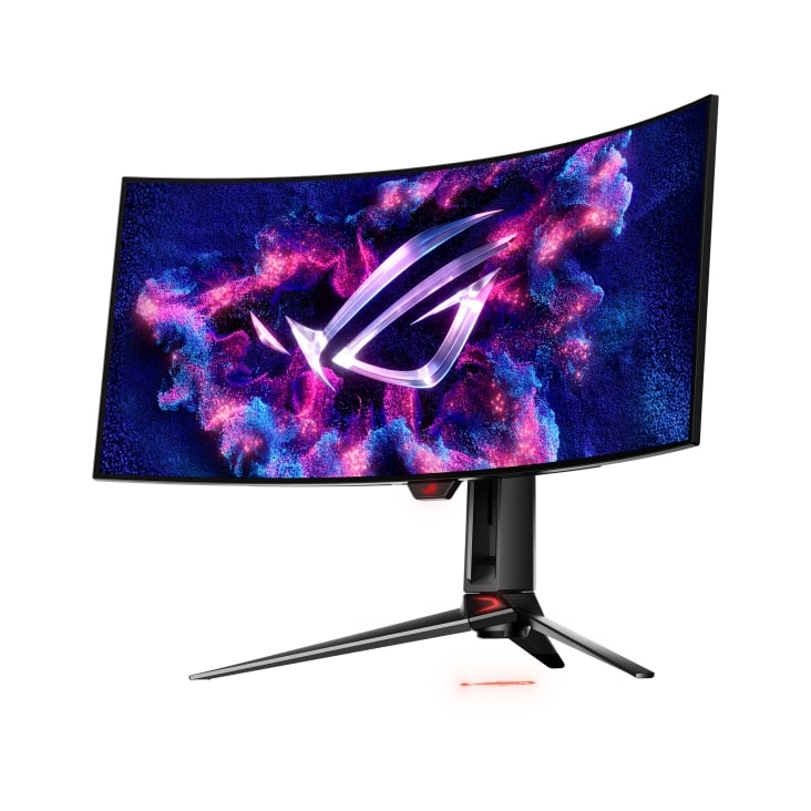 Монітор Asus 33.9" ROG Swift PG34WCDM 2xHDMI, DP, USB-C, 3xUSB, MM, OLED, 3440x1440, 21:9, 240Hz, 0.03ms, DCI-P3 99%, CURVED, Ad