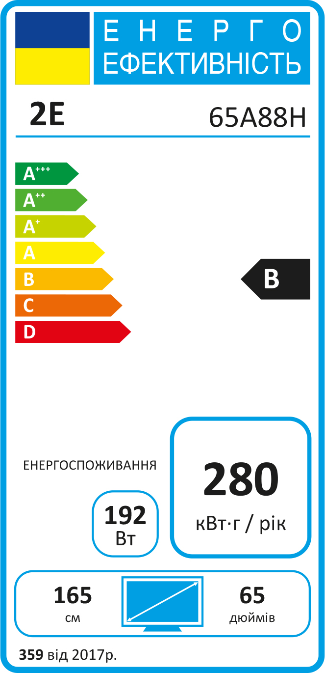 Телевизор 2E MiniLED 65A88H (2E-65A88H)