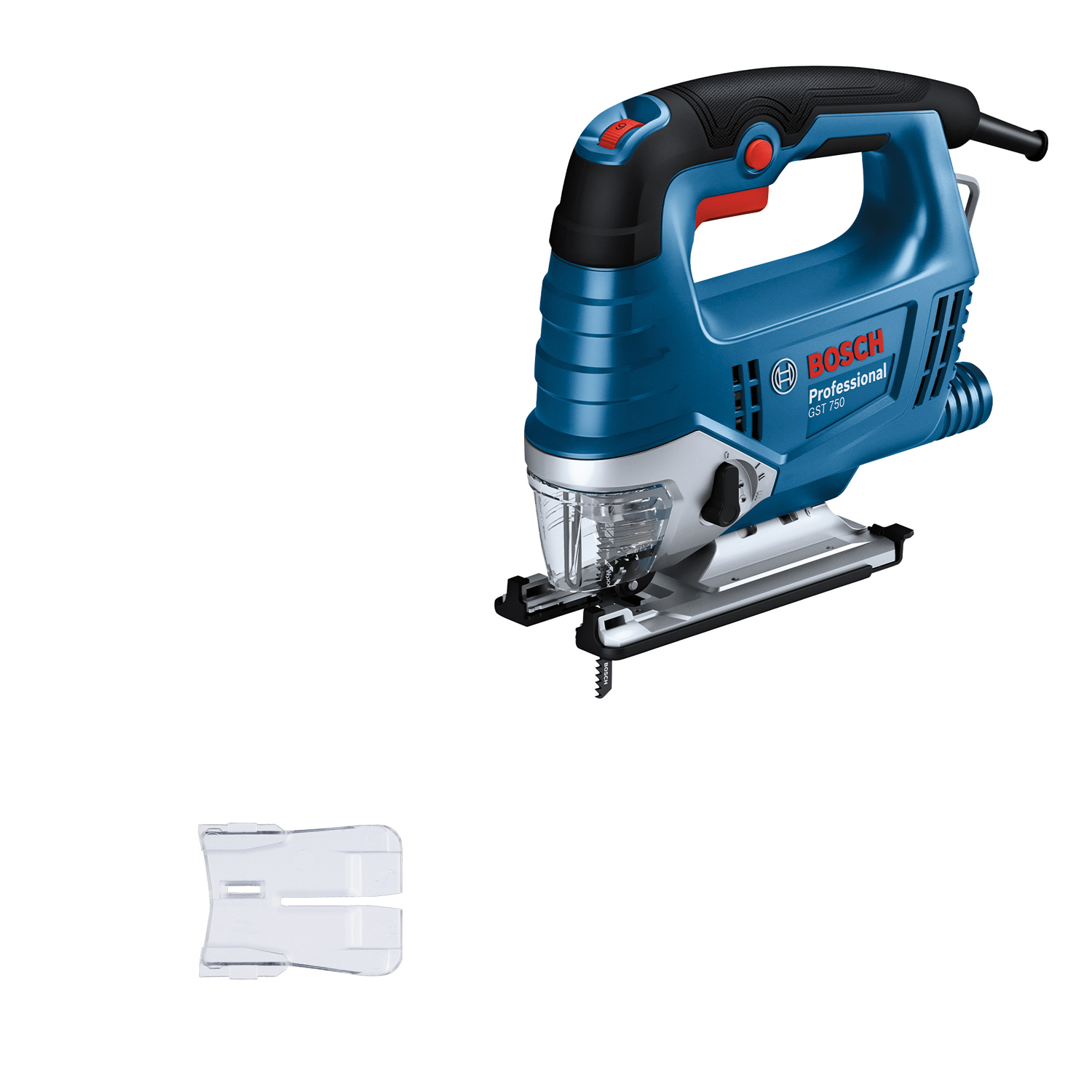 Лобзик Bosch Professional GST 750, 520Вт, SDS, 800-3200 об/хв, хід 20 мм, 23кг,  в кейсі