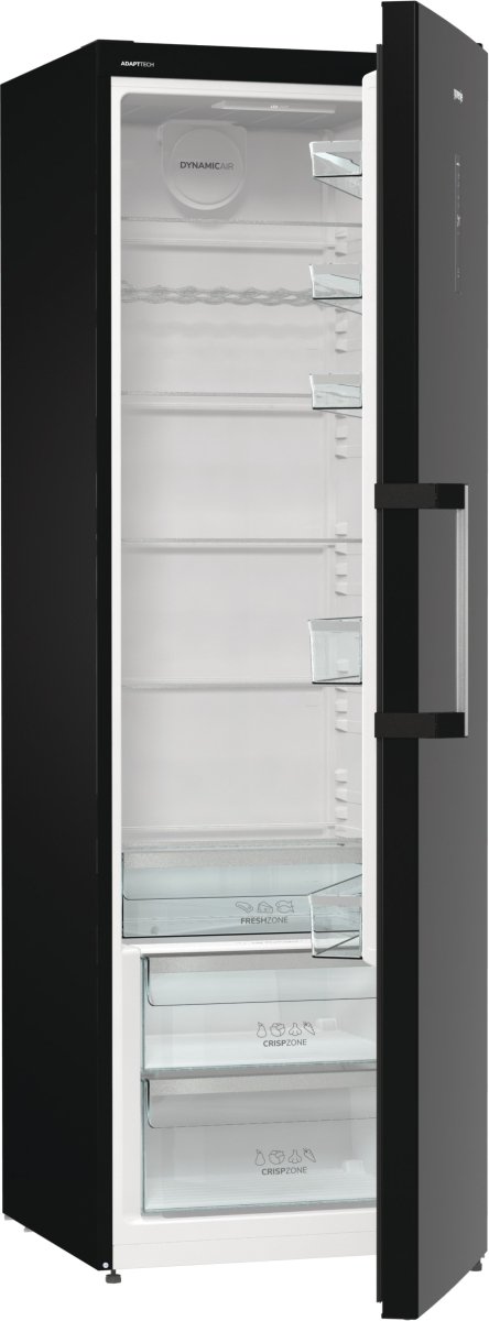 Холодильна камера Gorenje, 185x60х66, 398л, А++, дисплей, зона св-ті, чорний