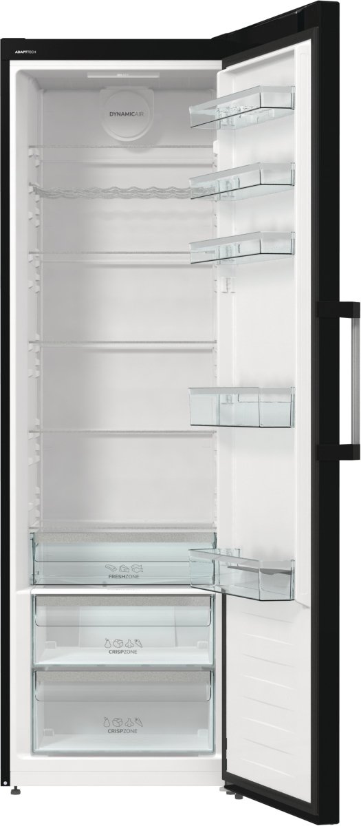 Холодильна камера Gorenje, 185x60х66, 398л, А++, дисплей, зона св-ті, чорний