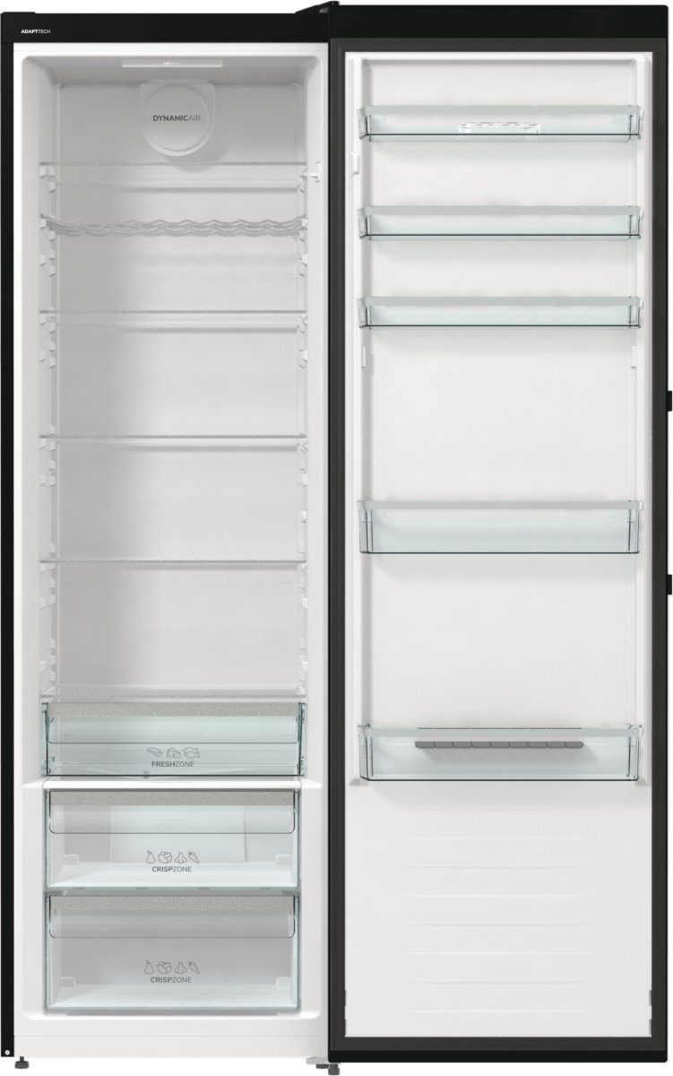 Холодильна камера Gorenje, 185x60х66, 398л, А++, дисплей, зона св-ті, чорний