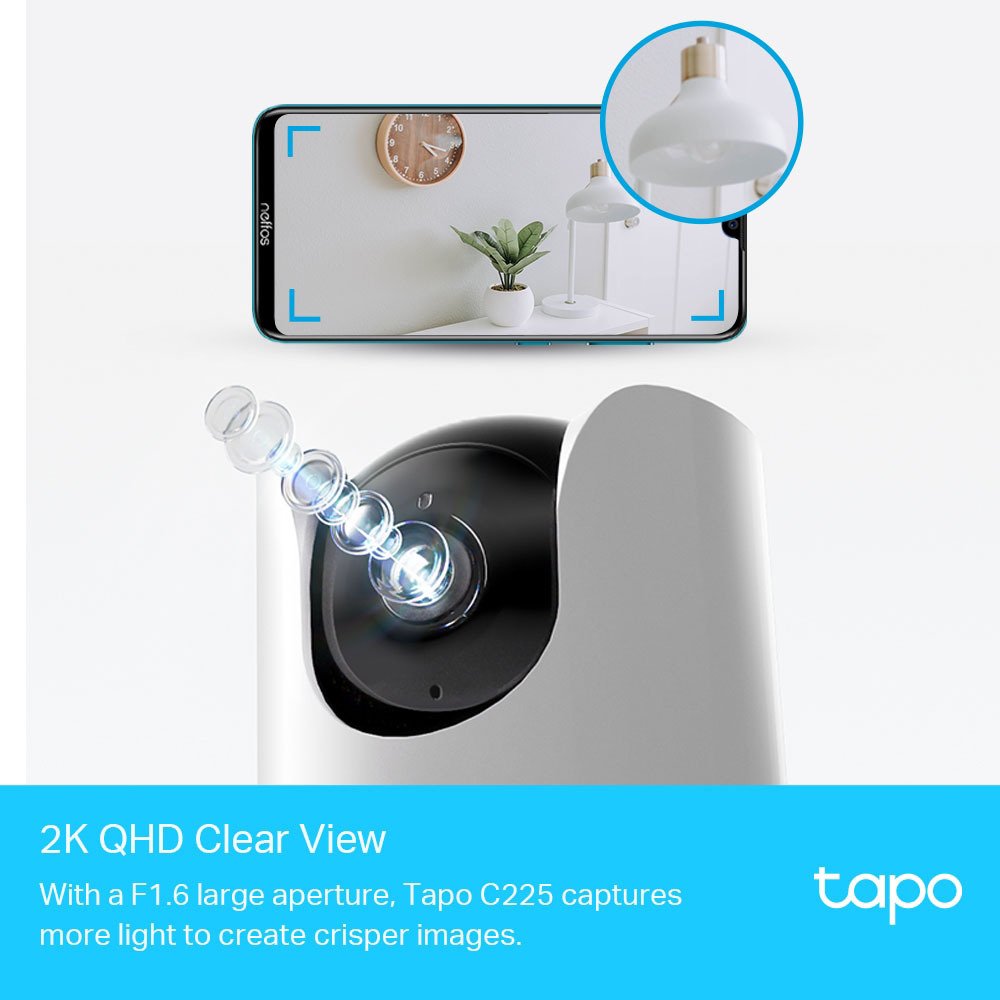 IP-камера TP-LINK Tapo C225 3MP N300 microSD motion detection 360° mic