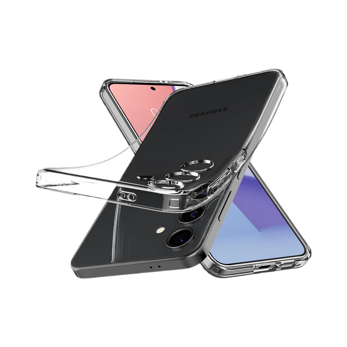 Чохол Spigen для Samsung Galaxy S24 Crystal Flex Crystal Clear (ACS07206)