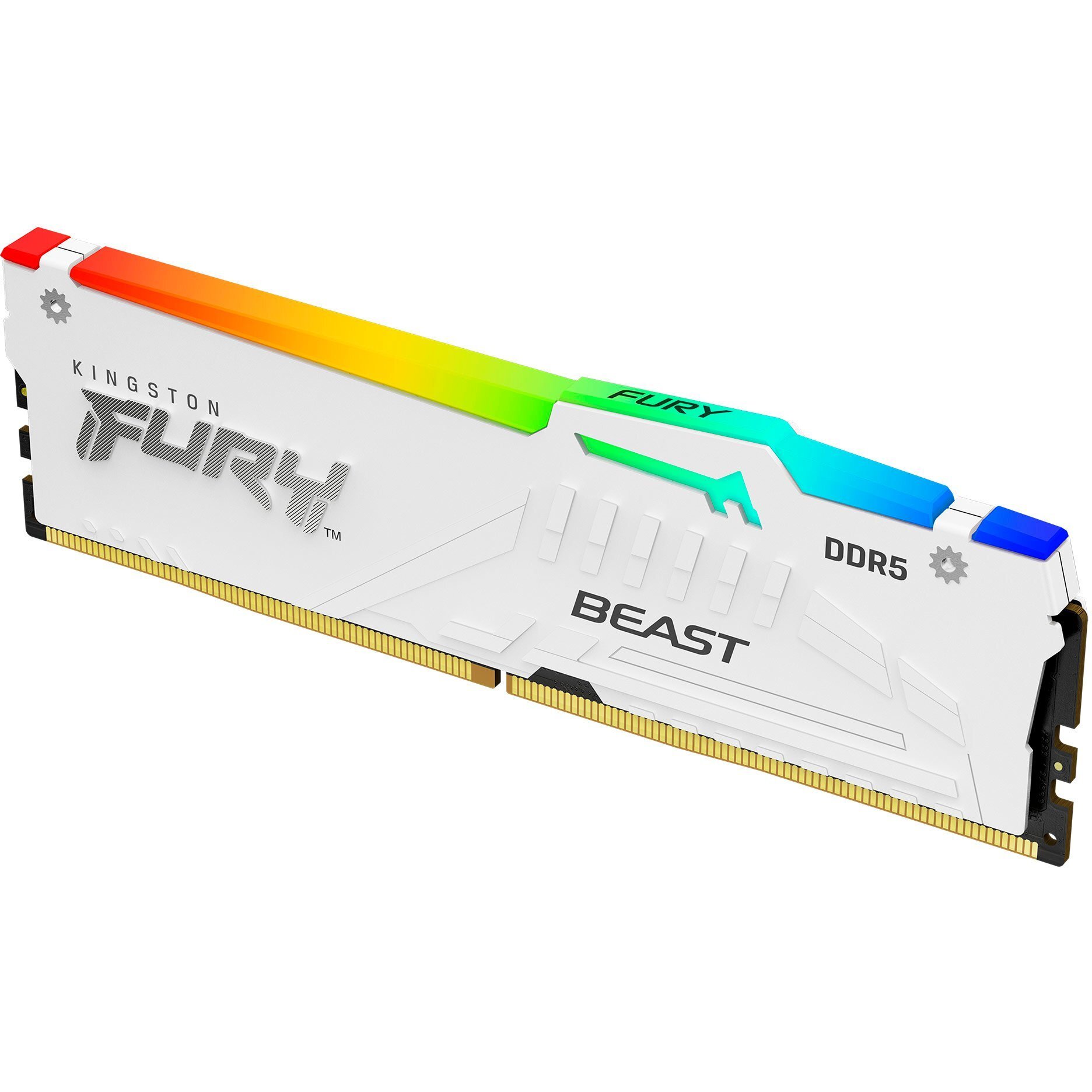 Память ПК Kingston DDR5 32GB 5200 FURY Beast Белый RGB EXPO (KF552C36BWEA-32)