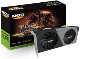 Відеокарта INNO3D GeForce RTX 4060 8GB GDDR6 TWIN X2 OC (N40602-08D6X-173051N)