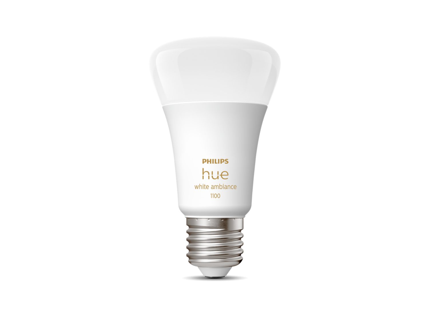 Лампа розумна Philips Hue E27, 11W(60Вт), 2200K-6500K, Tunable white, ZigBee, Bluetooth (929002468401)