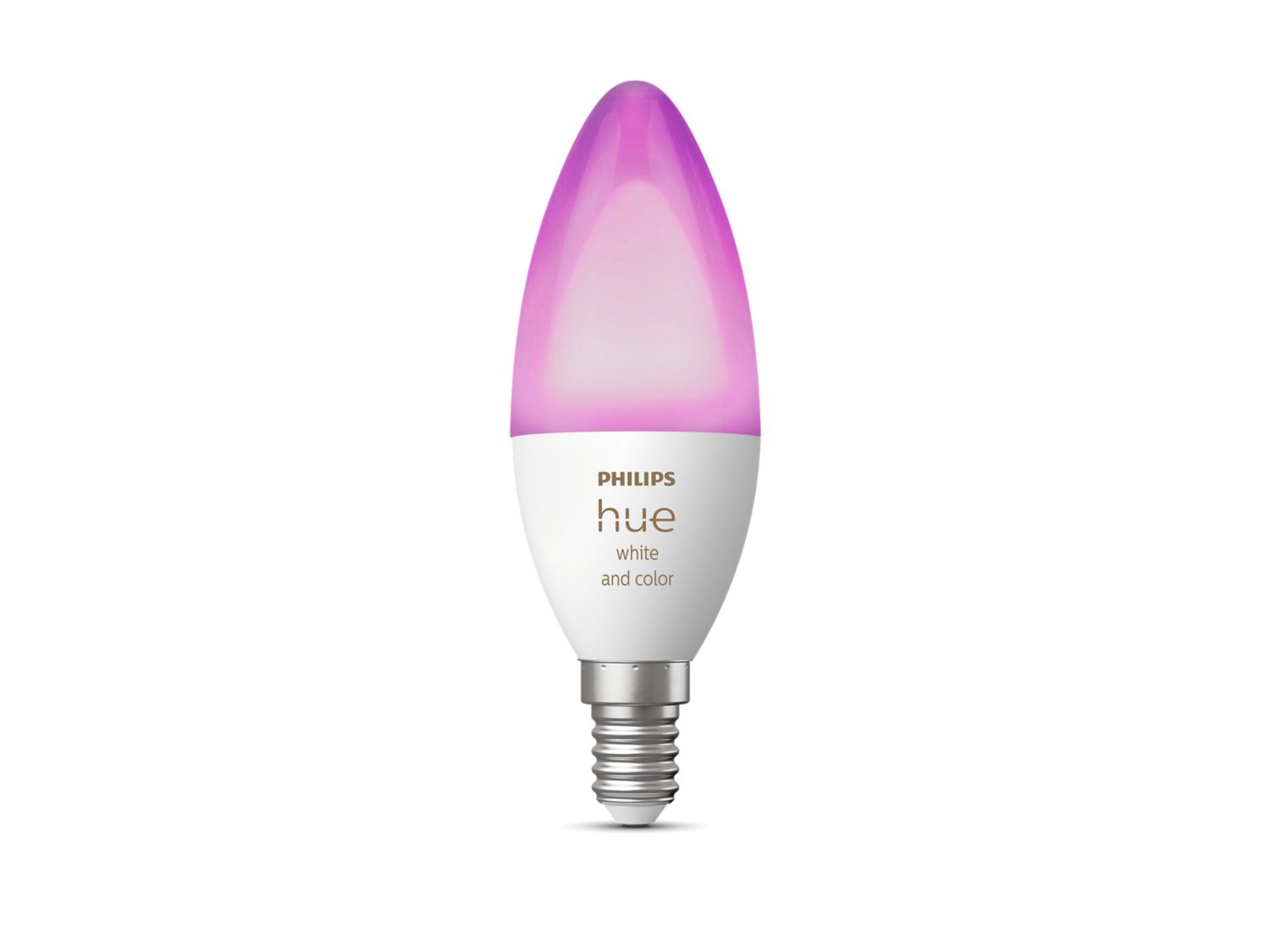 Лампа розумна Philips Hue E14, 5.3W (40Вт), 2000K-6500K, RGB, ZigBee, Bluetooth (929002294204)