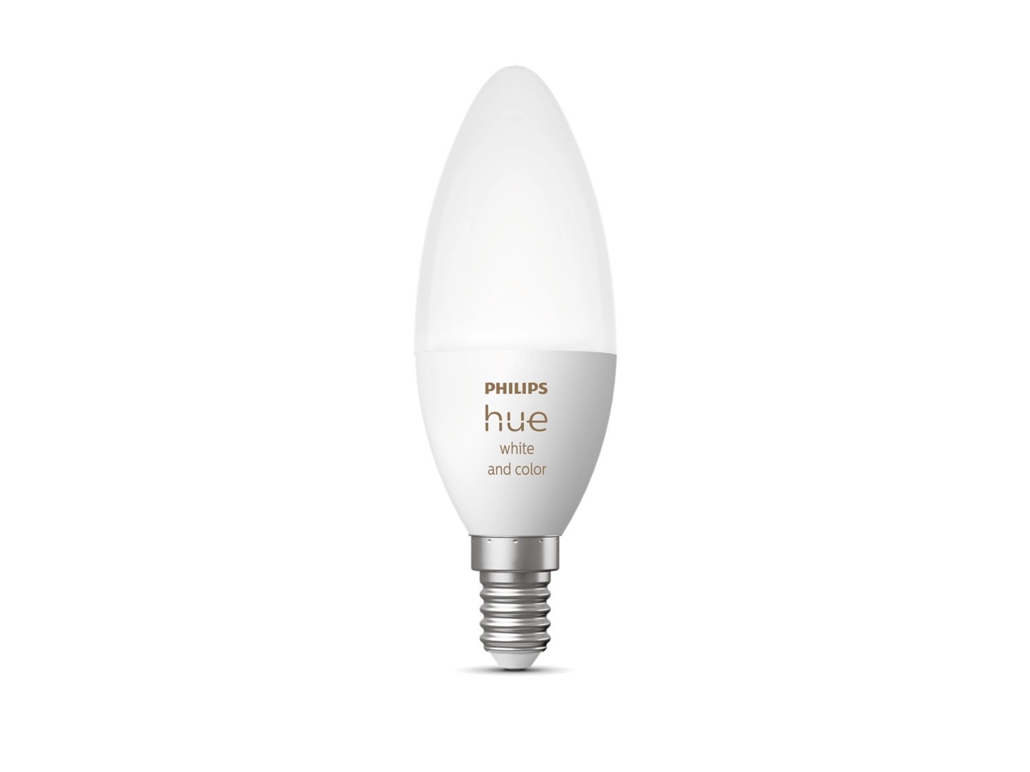 Лампа розумна Philips Hue E14, 5.3W (40Вт), 2000K-6500K, RGB, ZigBee, Bluetooth (929002294204)