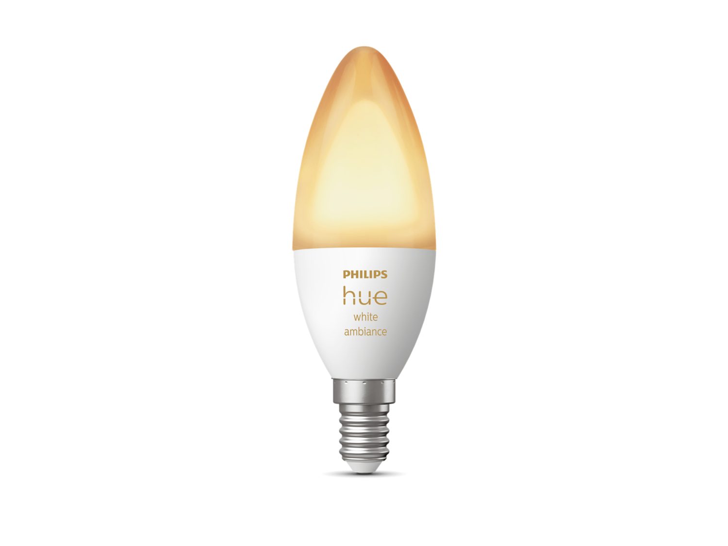 Лампа розумна Philips Hue E14, 5.2W (40Вт), 2200K-6500K, Tunable white, ZigBee, Bluetooth (929002294403)