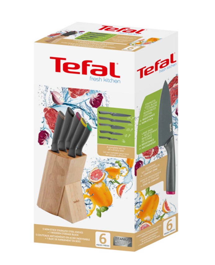 Набір ножів Tefal Fresh Kitchen 5 предметів (K122S504)