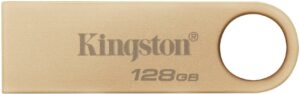 Накопичувач USB 3.2 Kingston 128GB Gen1 DT SE9 G3 Gold (DTSE9G3/128GB)