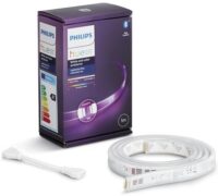 Стрічка світлодіодна розумна Philips Hue Plus, 0.5W(20Вт), 2000K-6500K, RGB, ZigBee, Bluetooth (929002269201)