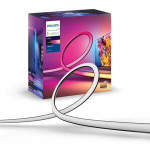 Стрічка світлодіодна розумна Philips Hue Play для ТВ 55", 0.5W(20Вт), 2000K-6500K, RGB, Gradient, ZigBee (929002422701)