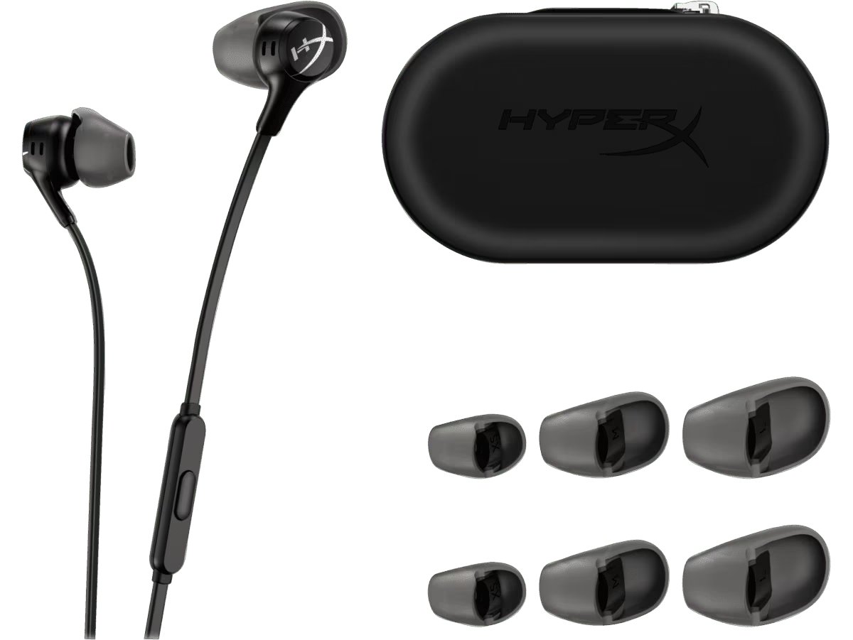 Ігрова гарнітура HyperX Cloud Earbuds II 3.5 мм Black (70N24AA)