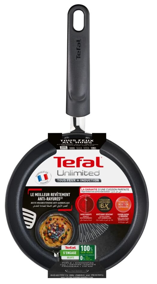 Сковорода для млинців Tefal Unlimited,19см, алюміній, бакеліт