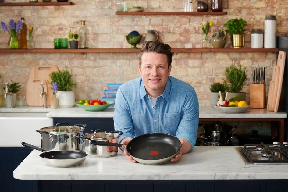 Каструля Tefal Jamie Oliver Home Cook, 8.4л, з кришкою (E3186375)