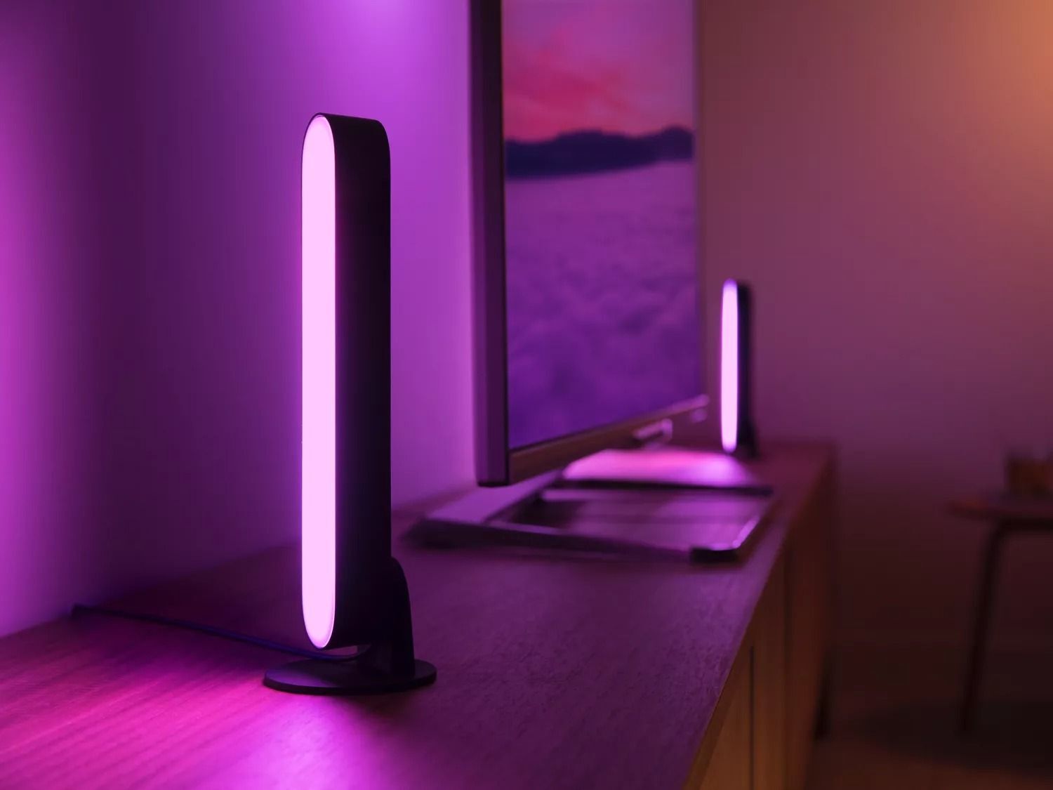 Панель освітлення розумна Philips Hue Play, RGB, ZigBee, димування (915005733901)