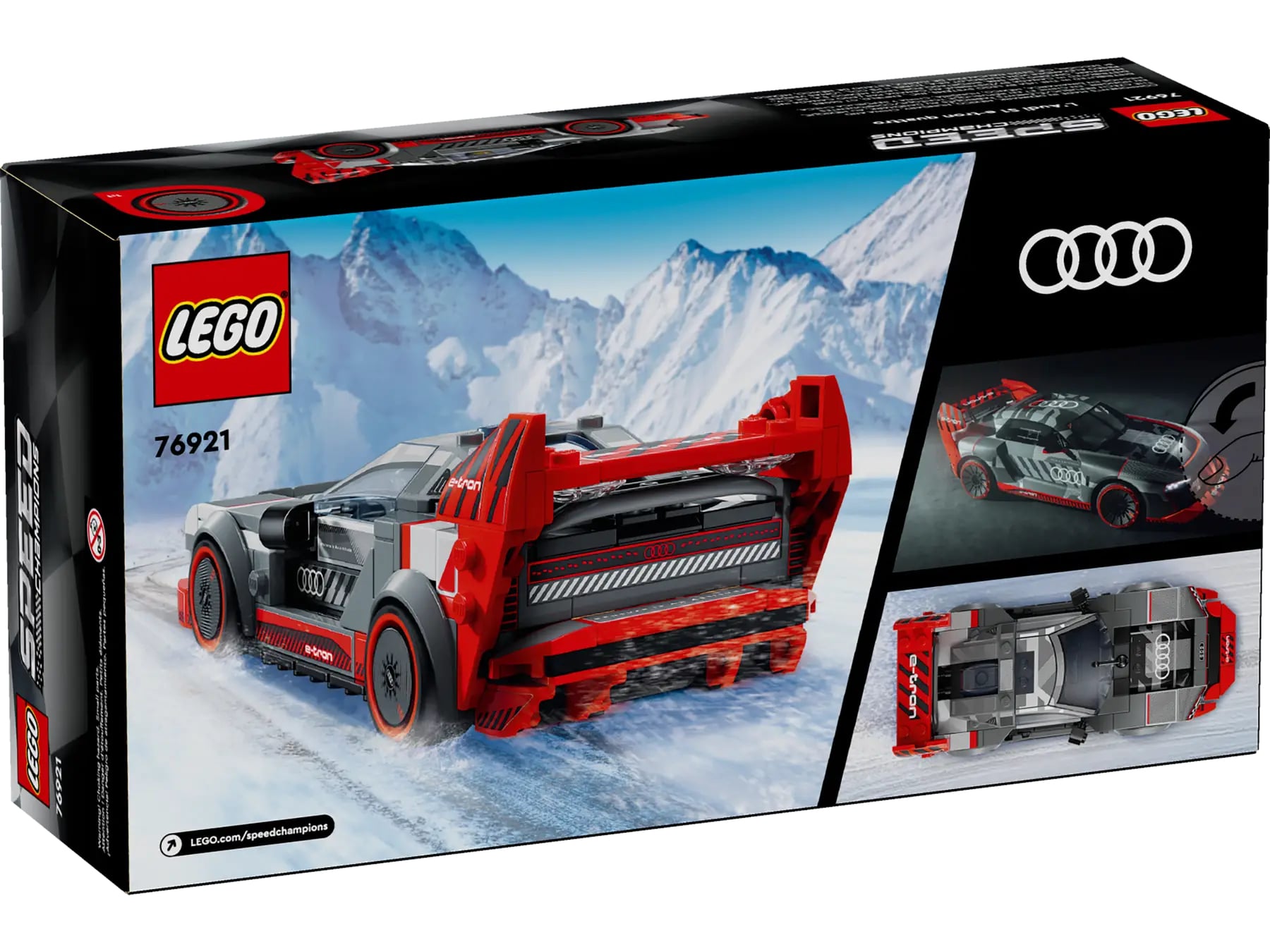 76921Конструктор LEGO Speed ​​Champions Автомобіль для гонки Audi S1 ​​e-tron quattro