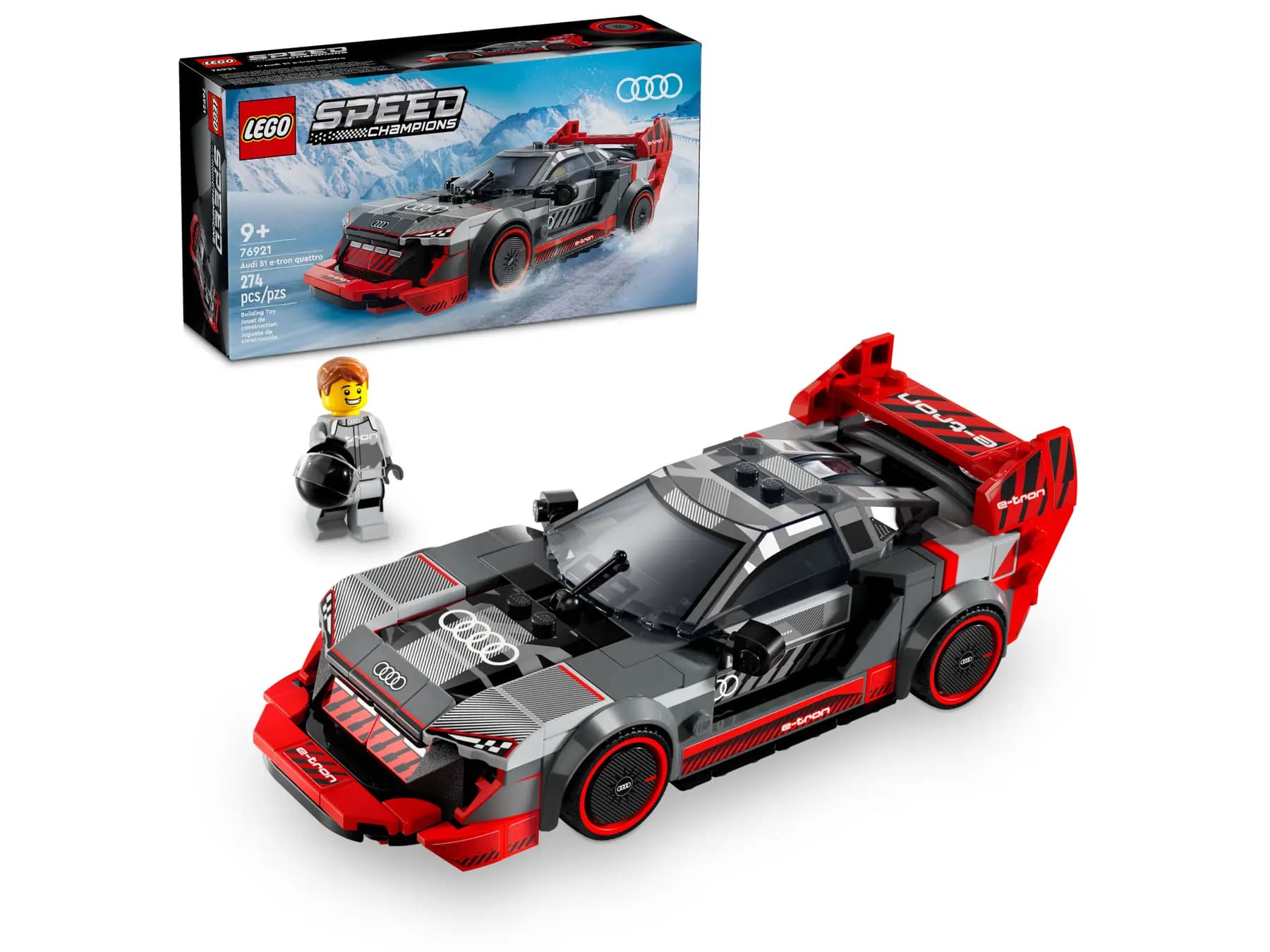 76921Конструктор LEGO Speed ​​Champions Автомобіль для гонки Audi S1 ​​e-tron quattro