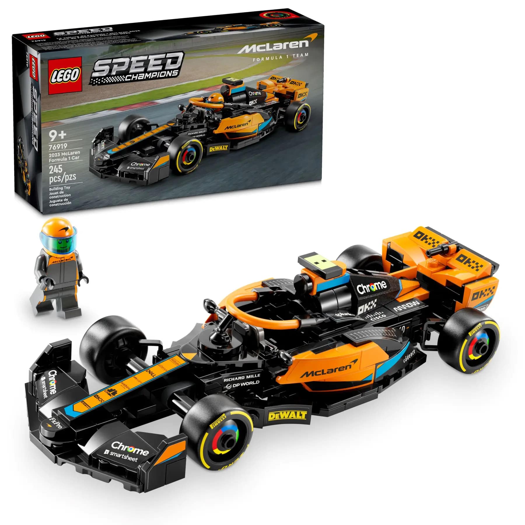 76919 Конструктор LEGO Speed ​​Champions Автомобіль для гонки 2023 McLaren Formula 1